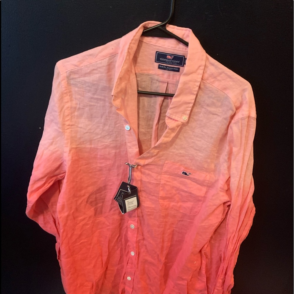 Nice linen vineyard vines button down